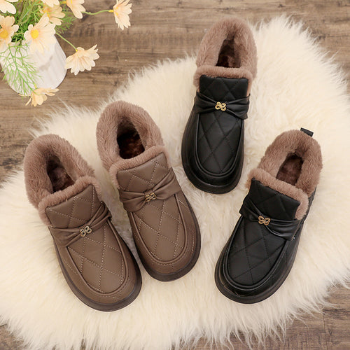 2026 Women's Winter Fleece-Lined, Thickened Snow Boots
